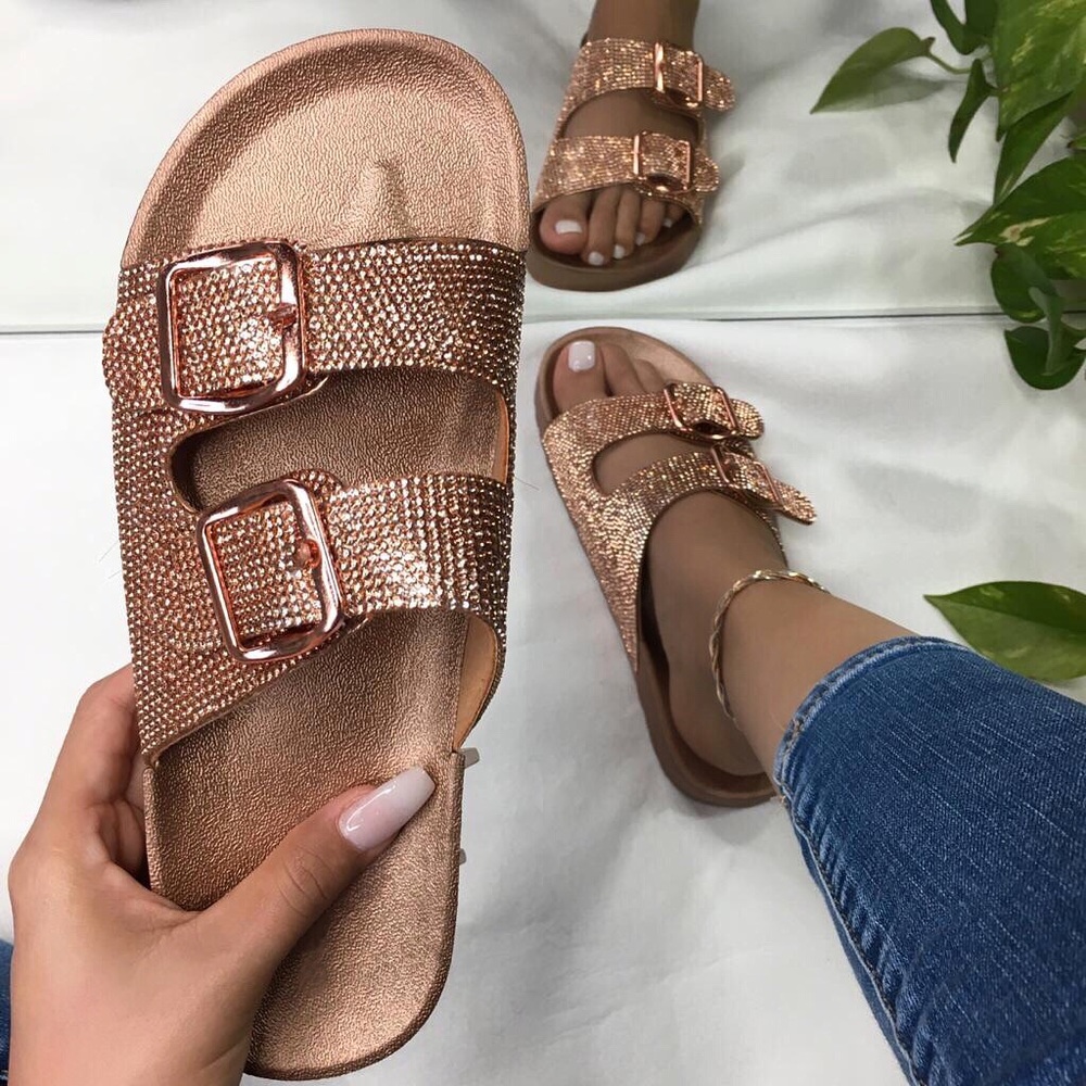 Bling Bling Rhinestone Slides